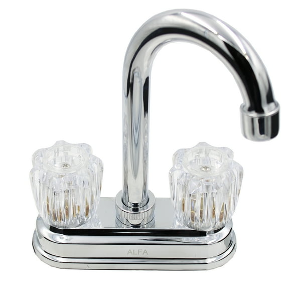 Llave Mezcladora Baño Lavabo Alfa Cromado de Acero Inoxidable Manerales Bola Reina
