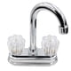 thumbnail image 1 of Llave Mezcladora Baño Lavabo Alfa  Cromado de Acero Inoxidable Manerales Bola Reina, 1 of 3