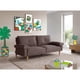 thumbnail image 1 of Sofá Cama Makora Yarvis Chocolate Lino 3 Posiciones con Soft Foam Reclinable, 1 of 10
