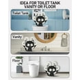 thumbnail image 3 of Butterfly Toilet Paper Holder Stand, Funny Toilet Paper Storage for 8 Rolls, Metal Freestanding Bathroom Decor Tissue Holder Baskets, 3 of 5