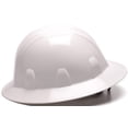 thumbnail image 3 of Hard Hat Pyramex HP24110 con trinquete de 4 puntos, ala completa, blanco, 12 unidades, 3 of 5