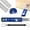 Blue, variant on Multifunctional Marking Level Ruler, 3-in-1 Precision Scribing Tool for Rule & Mark, Pocket Level with Magnetic Attachment for Woodworking (Orange, Metric and Imperial Scales)