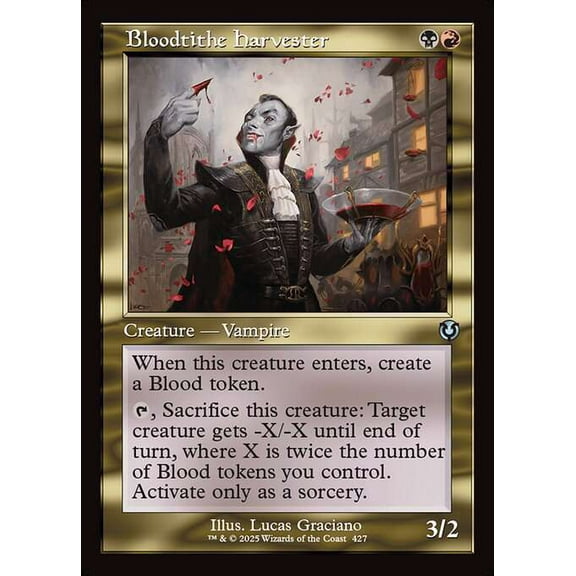 MtG Innistrad Remastered Uncommon Bloodtithe Harvester (Classic Frame) #427