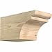 thumbnail image 3 of Ekena Millwork RFT06X06X12YOR00RDF Yorktown Rough Sawn Rustic Wood Rafter Tails' 6"W x 6"H x 12"L, Douglas Fir, 3 of 4