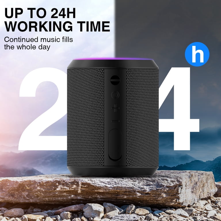 Mini Enceinte Bluetooth Favorever C18 – Noir – Étanche – Pour Sport Et Outdoor