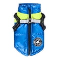 thumbnail image 3 of Gustave Reflective Dog Vest Waterproof Winter Coat Cold Weather Pet Warm Jacket for Medium Large Small Dogs Clothes "Blue, M", 3 of 8