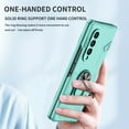 thumbnail image 5 of Nalacover Rugged Case for Samsung Galaxy Z Fold4, Slim Fit Finger Ring Holder Kickstand Magnetic Cover Compatible with Car Mount Anti-Scratches Shockproof Case for Samsung Galaxy Z Fold4,Skyblue, 5 of 10