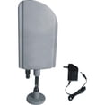 thumbnail image 1 of Digiwave  Indoor &amp; Outdoor TV Antenna with Booster - CUL Approval Adaptor  Silver Color, 1 of 1