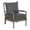 Charcoal-Brown, variant on Scranton & Co Spindle Accent Chair in Charcoal with Rustic Brown Finish