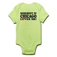 thumbnail image 1 of CafePress - Somebody In Chicago Loves Me Infant Bodysuit - Baby Light Bodysuit, 1 of 1