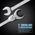 thumbnail image 4 of Llave de Carraca LOSCHEN de 24 mm con Cabezal Flexible de Acero CRV, 4 of 8