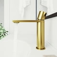 thumbnail image 6 of VIGO Halsey Single Handle Single-Hole Bathroom Faucet in Matte Brushed Gold, 6 of 11