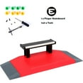thumbnail image 2 of PVCS Skate Parks Kit Ramp Parts for Finger Skateboard Fingerboard Ramp Skate Parks for Home Decor, 2 of 3