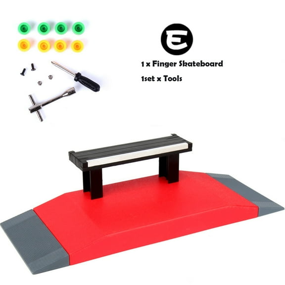 Kiplyki Skate Parks Kit Ramp Parts for Finger Skateboard Fingerboard Ramp Skate Parks