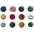 thumbnail image 4 of Pure Color Model Room Pillow Pumpkin Living Room Pillow Sofa Round Soft Fabric Cushion Good Elasticity, 4 of 7