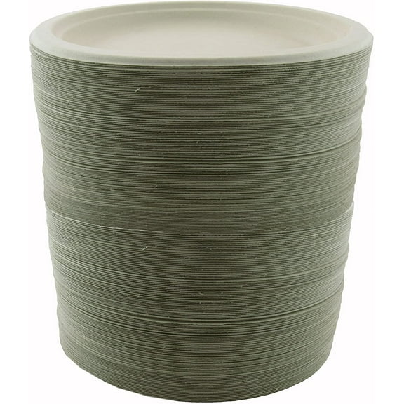 World Centric's Biodegradable and Compostable Wheat Straw 9" Plates (Package of 200)