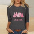 thumbnail image 1 of Qertyioot Chandail en Molleton Décontracté de Noël pour Femmes, Manches Longues Col Rond Imprimé Ample, 1 of 5