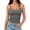 A1 Grey, variant on Spaghetti Strap Tank Top With Built In Bra,Square Neck Camisole Top Y2K Basic Shirt Crop Tops Going Out Top,Built In Bra Tank Tops for Women,Slim Fitted Cami Undershirts for Summer Layering