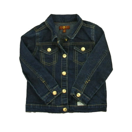 

Pre-owned 7 for all Mankind Girls Blue Jacket size: 3T