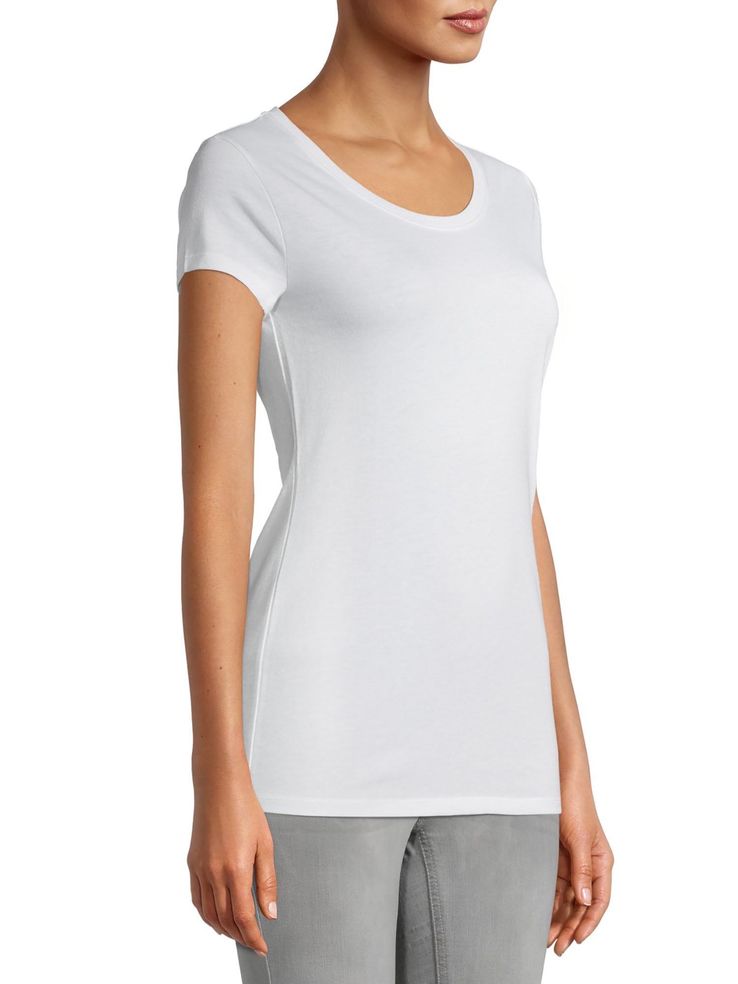No Boundaries Women\'s Juniors Everyday Short Sleeve T-Shirt, 3-Pack | T-Shirts