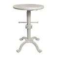 thumbnail image 6 of Contemporary Home Living Adjustable Round Top Barstool - 30" - White, 6 of 9