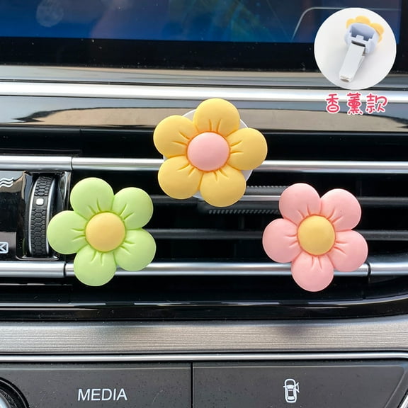 Car Air Freshener for Vehicle Interior, Air Vent Decoration, Odor Removal Fragrance Tablets, Car Accessories