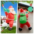 thumbnail image 6 of Magotan 4ft Christmas Inflatables Outdoor Decoration Santa Claus Christmas Blow Ups with Built in LED Lights Climb Over the Wall Santa Claus, 6 of 7