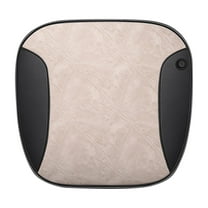 JeashCHAT Heated Car Seat Cushion, 12V Portable Car Heating Pad Back Massager, Heating And Ventilation Function Winter Driving