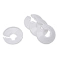 thumbnail image 2 of 4Pc 15Mm Colour Silver Electroplate Radiator Pipe Collars Cover Floor White, 2 of 10