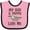Pink and Black, variant on Inktastic My Gigi and Pappy Love Me Girls Baby Bib