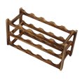 thumbnail image 3 of Wine Storage Rack,Wine Rack Pine Wood Wine Shelf Wooden Wine Rack Extended Durability, 3 of 8