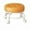 A Orange, variant on Low Height Rolling Stool with Wheels Heavy Duty Rolling Stools 360 Degree Rotating for Home Garage Fix Stool Outdoor Office Working, Home Shoe-changing Stool, Adult Teen