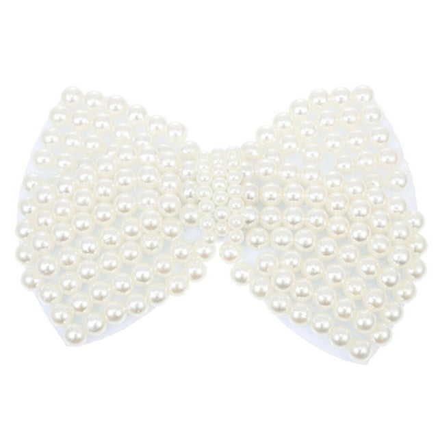 Miangastore Bowknot Shoes Decoration Rhinestone Handmade Crafts 1Pack 3.93X2.55X0.51in