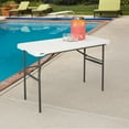 Lifetime 4 Foot Nesting Rectangle Table, Indoor/Outdoor Commercial ...