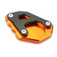 thumbnail image 3 of Foot Kickstand Motorcycle Aluminum Alloy Enlarge Support Plate Exclusive Installation Stable Stable Motor Accessory 1290 1050 1190 Orange, 3 of 6