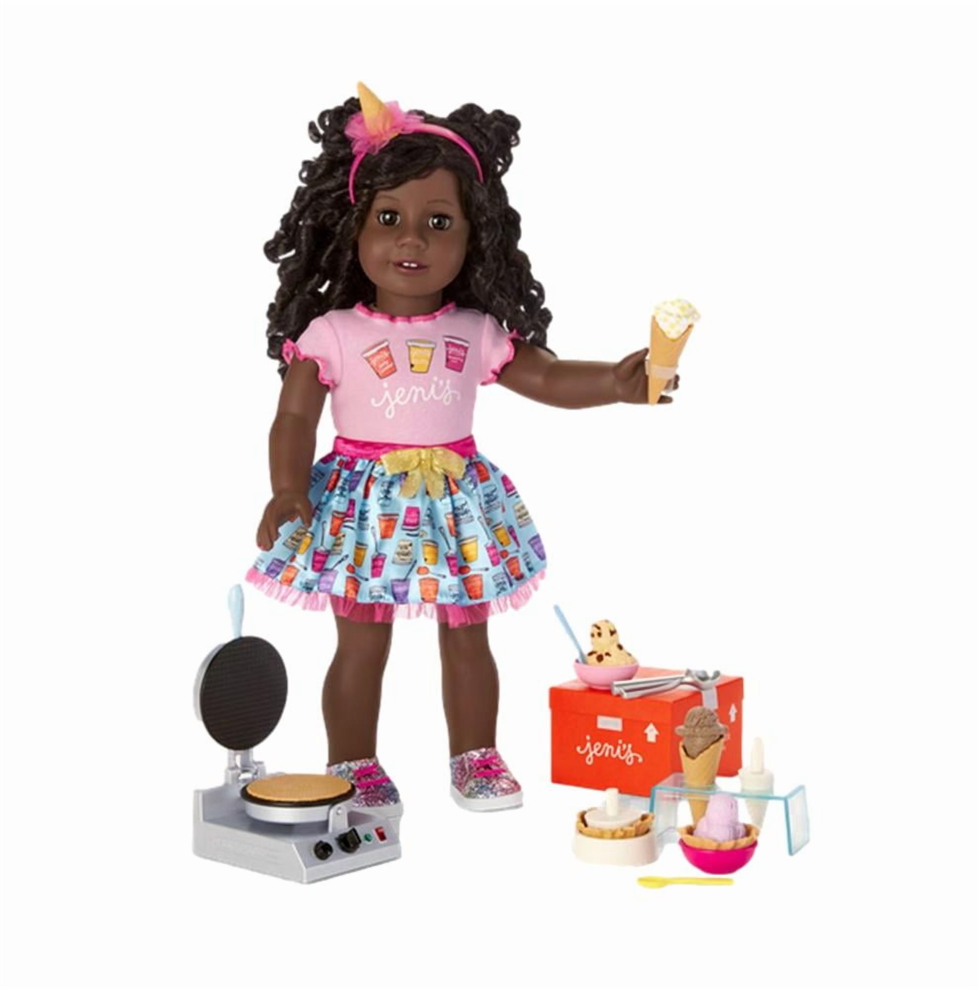 American Girl Jeni's Splendid Waffle Cone Set for 18" Dolls (Doll not Included)