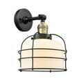 thumbnail image 6 of Innovations Lighting 201F Large Bell Cage Large Bell Cage 8" Wide Semi-Flush Ceiling, 6 of 6