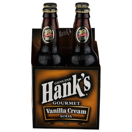 (Pack Of 6) Hanks Soda Vanilla Cream 4 Pack 48 Fo (24 Bottles) (Pack Of 6) Hanks Soda Vanilla Cream 4 Pack 48 Fo (24 Bottles)