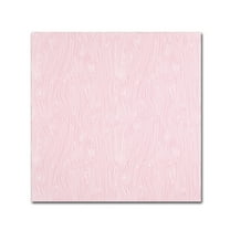 Trademark Fine Art 'Woodgrain Pink' Canvas Art by Jyotsna Warikoo