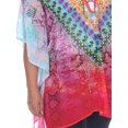 thumbnail image 5 of White Mark Women's Plus Size Animal Print Caftan, 5 of 5