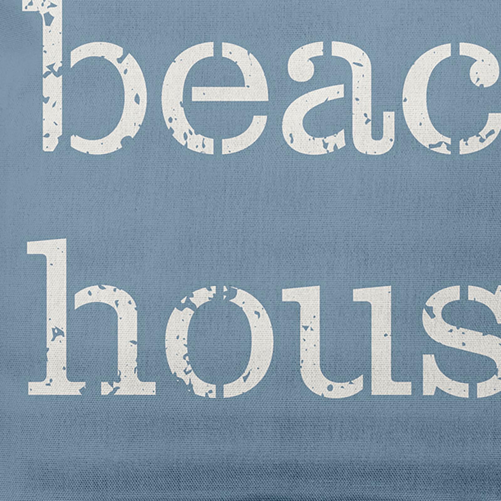 E by Design Beach House Nautical Indoor/Outdoor Throw Pillow