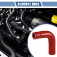 thumbnail image 2 of Unique Bargains 1 Pcs 25mm 0.98" ID 90mm 3.54" Length 90° Red Car Silicone Hose, 2 of 7