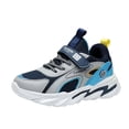 thumbnail image 3 of Boys' Summer Running Shoes Fashion Sport Print Lightweight Breathable Comfort Mesh Sneakers Blue 11.5 Y-12 Y, 3 of 7