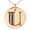 Rose, variant on Stainless Steel Letter U Initial Metro Retro Monogram Engraved Small Medallion Circle Charm Pendant Necklace
