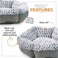 thumbnail image 2 of Machine Washable Memory Foam Comfortable Ultra Soft All Season Self Warming Cat & Dog Bed, 2 of 6