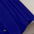 thumbnail image 7 of Xdegoge Womens Double Breasted Blazer Jacket Contrast Lapel Collar Long Sleeve Suit Coat with Buttons Office Business Casual Workwear Professional Outerwear, 7 of 7