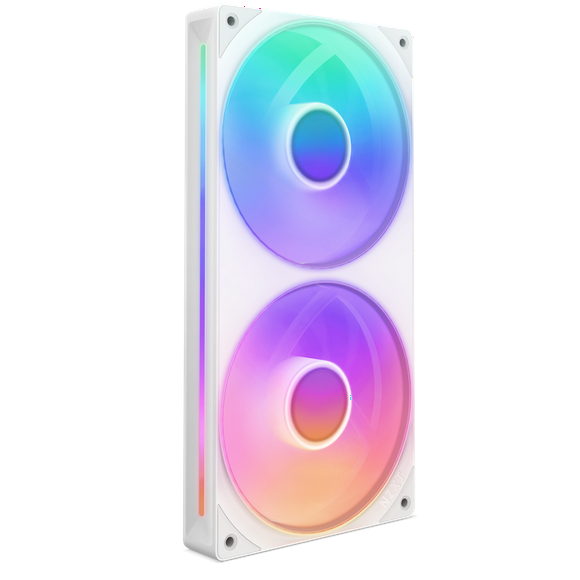 VENTILADOR NZXT F240 RGB CORE WHITE 240MM UN SOLO MARCO