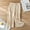 Beige, variant on HUITKMM Girls Clothes Girls Wide Leg Pants Lightweight Casual Elastic Waist Straight Leg Loose Trousers for Kids