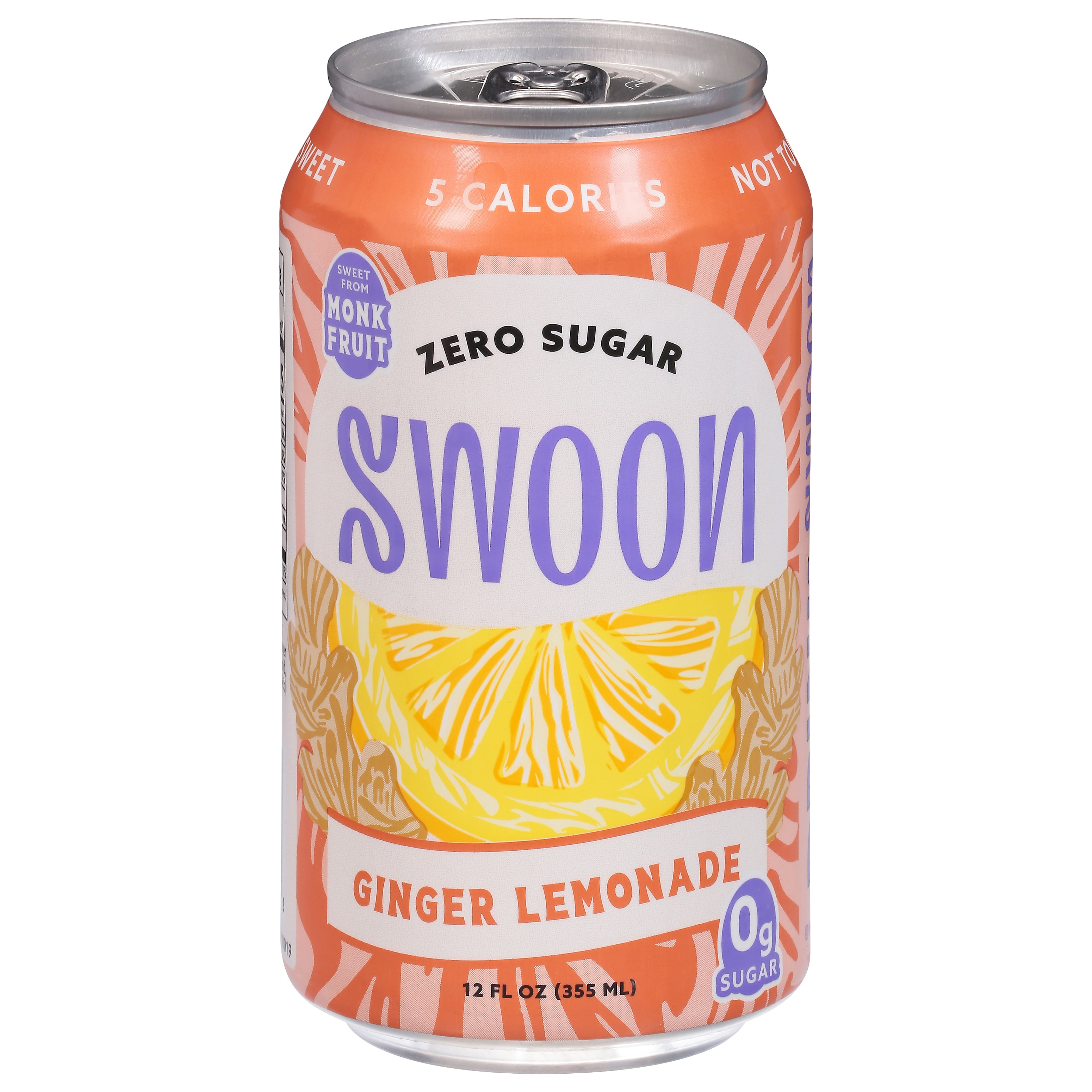 Swoon - Zero Sugar Ginger Lemonade, 12 fl oz