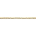 thumbnail image 3 of 14K Yellow Gold chain Figaro Flat 18 in 2.25 mm 2.25mm, 3 of 5